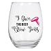 I Give the Best Blow Jobs Wine Glass, Hair Stylist, Hairdresser Gift, Stylist