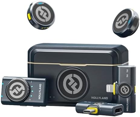 Sistema Microfone Lapela Hollyland Lark M2 Combo Preto Microfone ...