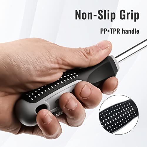 Tri-Wing Screwdriver Set (5 Pack In The Following Sizes: 1.5, 2.5, 3.0, 4.0, 5.0) Forged Steel With Triwing Y 3 Point Magnetic Tips & Soft Ergonomic Handle #TOP4