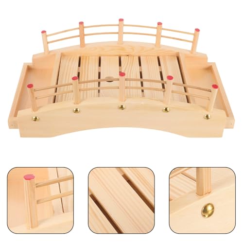 Plato puente de sushi madera 37x18.5 cm miniatura 5