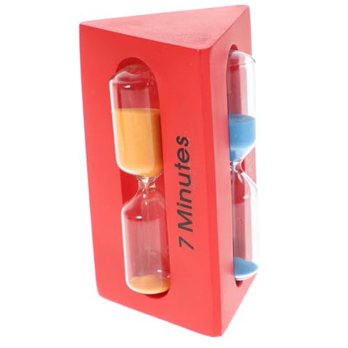 Red 10x6cm Hourglass Sand Timer