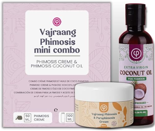 Vajraang Phimosis mini combo with Phimosis Creme & Phimosis oil