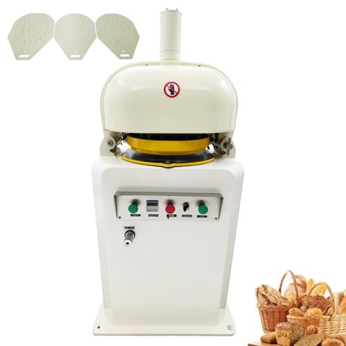 WYDDDARY Commercial 36pcs Electric Dough Divider and Rounder 0.7oz-2.5oz(20g-70g) per dough Automatic Dough Cutting and Kneading Machine Dough Dividing and Rounding Machine for Bakeries 110V 2HP