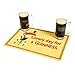 Guinness Bar Mats for Countertop - 18x12 Inches, with Iconic Gilroy Lovely Day for a Guinness Retro Toucan
