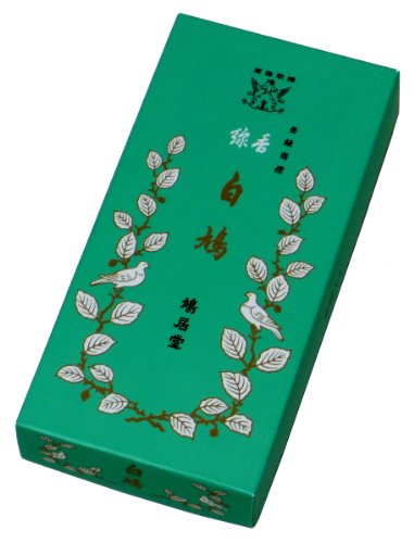 鳩居堂のお線香 白鳩 紙箱 5把入 約13g×5 14cmのサムネイル