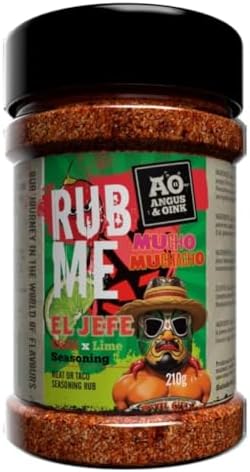 Angus & Oink | El Jefe Chilli x Lime Seasoning | Mexican BBQ Rub | 210g