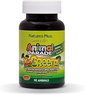 NaturesPlus Animal Parade Source of Life KidGreenz Children's Chewable - Tropical Fruit Flavor