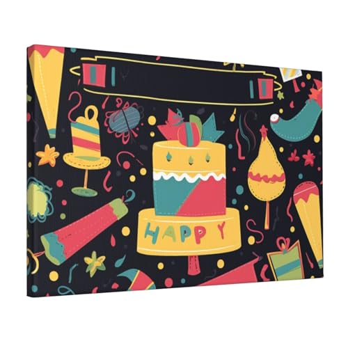 Affiches décoratives Happy Birthday pour sublimer le salon ou le bureau
