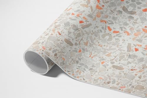 Tapis de sol vinyle résistant taches et eau 140x210 cm entretien facile