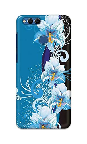 Image of PRINTFIDAA Beautiful Floral Design Printed Designer Hard Case for Honor 7X, Huawei Mate SE, BND-L21, BND-L22, BND-L24, BND-L34, BND-AL10 Back Cover -(e) RPM1006