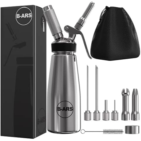 B-ARS Stainless Steel Whipped Cream Dispenser Cover