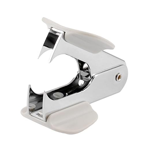 Uxcell a13041200ux0072 Students Steel Jaw Style Staples Remover Puller White for 24/6 26/6 Staple