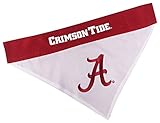 Pets First Collegiate Pet Accessories, Reversible Bandana, Alabama Crimson Tide, Large/X-Large