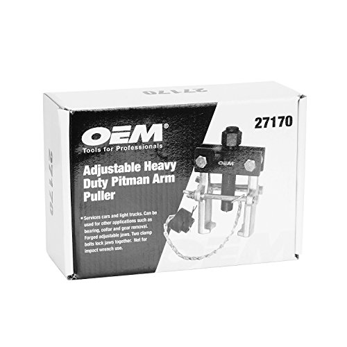 Oemtools 27170 Heavy Duty Pitman Arm Puller Pull & Repair Pitman Arms, Bearings, Collars, Gears, & More Light Truck & Car Repair Tool Adjustable Jaws Simple, Effective, & Useful #TOP2
