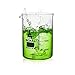 Beaker, 800ml - Low Form with Spout - White, 100ml Graduations - Borosilicate 3.3 Glass - Eisco Labs