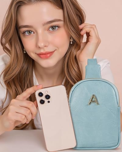 Birthday Gifts for Daughter Granddaughter, Personalized Crossbody Bags with Initial Letters, Teen Girl Gifts Trendy Stuff, Mini Lightweight Sling Purse, Gifts for Her, Gifts for Teen Girls4