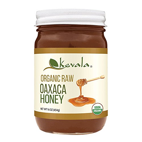 Kevala Organic Raw Oaxaca Honey, 16 Oz, Glass Jar #TOP17