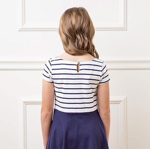 Hope & Henry Girls' Skater Dress4