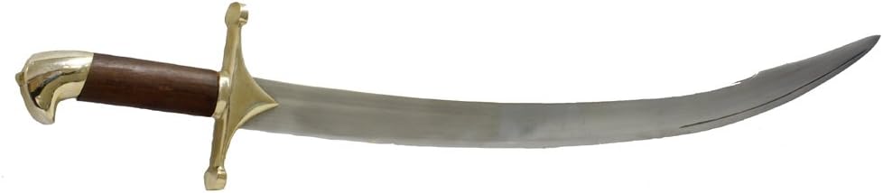 Mens 37" Turkish Belly Dancing Sword One Size Fits Most Silver