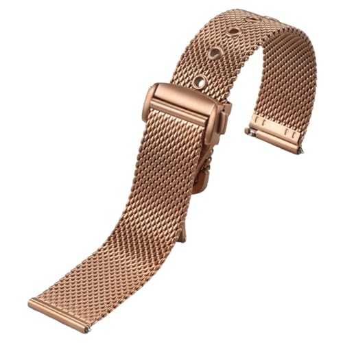 Bracelet montre acier inoxydable bout droit compatible Omega De Ville