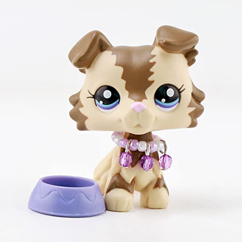 Us Lps Collie 2210 Tan Brown Stripe Purple Eyes Dog Puppy Rare Old Lps Pets Toy Action Figure Collectable Kids Boys Girls Christmas Birthday Gift Pack #TOP1