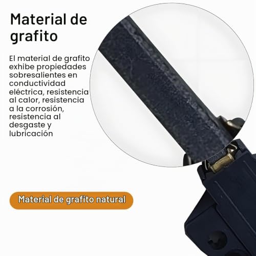 Miniatura 4 de Set De 30 Cepillos De Carbón De Repuesto Para Herramientas Eléctricas, Compatible Con Taladros, Sierras Y Amoladoras, Incluye 10 Tamaños Diferentes Para Diversas Aplicaciones