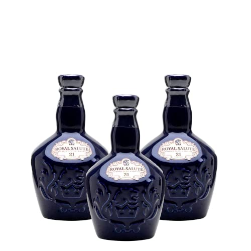 Miniatura Whisky Chivas Royal Salute 21 Anos 50ml 3 Unidades