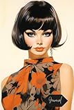  Vintage 1960s Model Journal: 120 pages, 6x9 inches, blank, lined