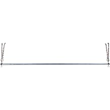 EASY-UP Travel Blanket Bar | Instant Stall Front Storage | Portable & Organized | Suitable for Blanket/Fly Season | Made of Zinc Plated Steel | 36" L with 15" Chains