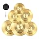 VEVOR 6-teiliges Beckenset, Becken aus Legierung, Schlagzeug Set inklusive 355 mm HiHat, 400&455 mm Crash, 505 mm Ride, 254 mm Splash, 400mm China, Drumsticks und Beckentasche
