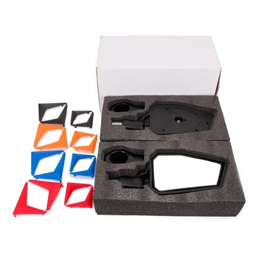 Rétroviseurs tout-terrain réglables avec fixation stable 1.75" UTV
