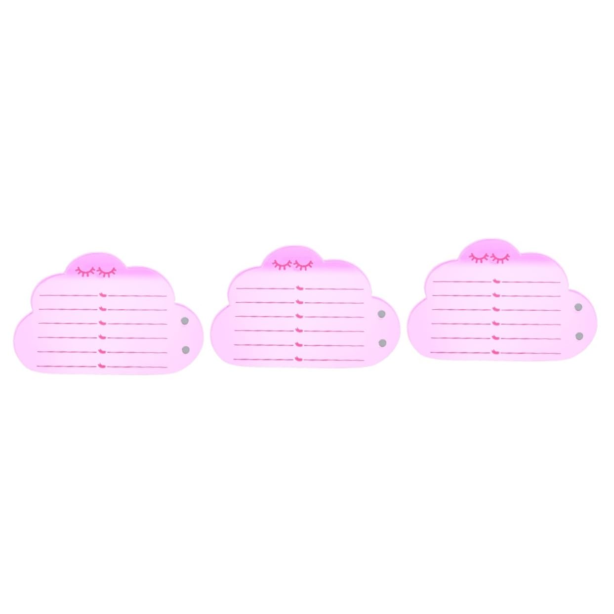 FOMIYES 3pièces Plateau Acrylique Pour Extensions De Palette Magnétique Pour Organiser Vos Outil Pratique Pour Salon Domicile