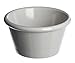 American Metalcraft 3 oz White Smooth Sided Melamine Ramekin