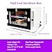TOEDO Sterilizer Nail Tool Cabinet, 12L Large Capacity Sterilization Machine Cleaning Manicure Tools Multi-Functional Sterilizing Nail Cleaner Box for Nail & Beauty Salon
