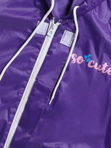 Image of Rupa Girls Polyvinyl Chloride (Pvc) Unisex Kids Unisex Rainwear, Cartoon Print Waterproof Long Longcoat /Raincoat With Adjustable Hood For Boy And Girl And With Space For School Bag. Pack Of 1