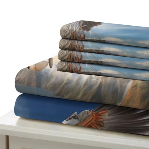 Lit chauve-souris 3D housse de couette microfibre 200x200cm