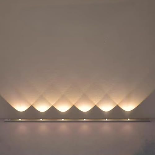 LIVIA 雰囲気ライト 人感センサー 薄型キッチン LEDバー 夜間室内 明暗センサー USB充電式 3色切替 無段階調光 120°感知角度 クローゼット 本棚 階段 玄関 廊下 洗面所対応 2個 (100cm,シルバーグレー2個)