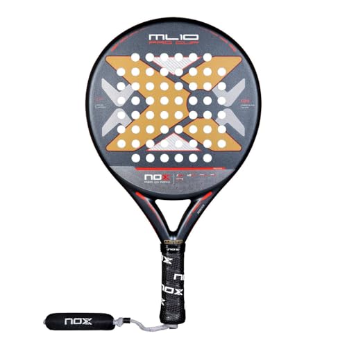 Raquete de padel ML10 Pro Cup Rough Surface Edition por Miguel Lamperti 2025 | Pala Padel de alto desempenho | Moldura de carbono e núcleo HR3 | Acabamento de areia áspera para rotação aprimorada |