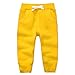 Produktbild Casa Unisex Hosen Baby Lange Hosen Kinder Baumwolle Fleece Elastische Taille Sweatpants Baby Winter Hosen - Gelb,1 Jahr