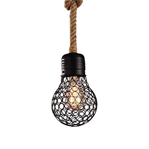 Luminaire de cuisine plafonnier encastré e27 noir en poire pour ampoule rétro