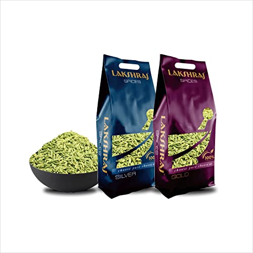 Image of LAKSHRAJ SPICES Lakhnavi Fennel Seeds - 1 Kg | Lakhnavi Souff