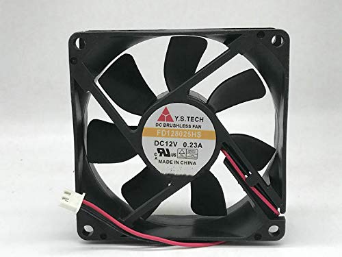 Amazon.com: FD128025HS Y.S.TECH 12V 0.23A 8CM 8025 Cooling Fan