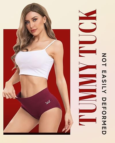 Image of Rdiner Heavy Flow Period Underwear for Women, High Absorbency Leakproof Hipster Brief for Overnight Postpartum & Teens 3 Pack