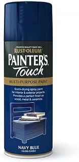 Painter's Touch Rust-Oleum Multi-Purpose Aerosol Spray Paint 400ml Navy Blue Gloss (1 Pack)