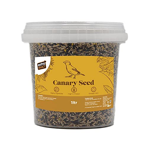 Extra Select Indoor Bird Feed Mixed Canary Seed Bucket - 1L 800g