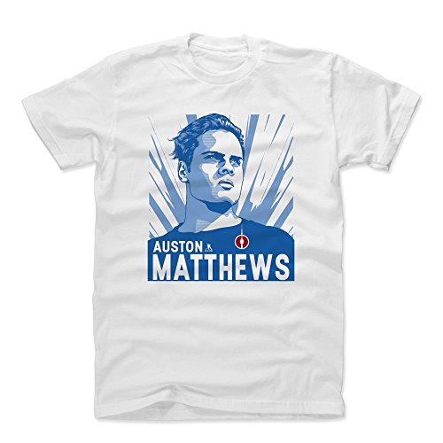 500 LEVEL Auston Matthews Shirt (Cotton, Large, White) - Auston Matthews Legend B