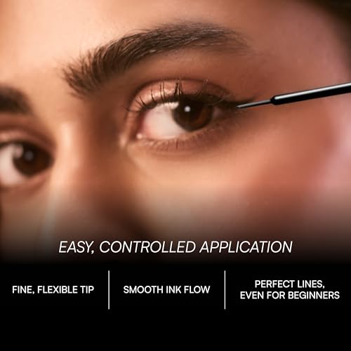 Image of Dream Beauty Lunation Liquid Eyeliner for Women | Waterproof, Smudge-Proof & Cry-Proof | Jet Black Matte | Long Lasting | Precision Tip | 4.5ml