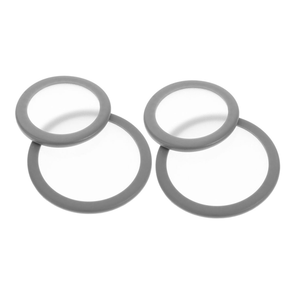 4pcs Diaphragm Replacement Parts Grey Compatible Multiple Models for Adults Easy to Install and Sound Quality