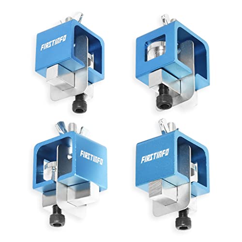 FIRSTINFO F3941 Patented Butt Welding Clamps 4 pcs- Adjustable, Equipped with Level Alignment Function for Edge to Edge Welding of Sheets with Different Thicknesses