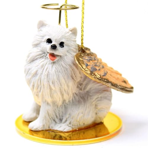 Conversation Concepts Miniature American Eskimo Angel Dog Ornament